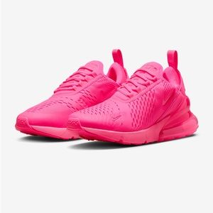 Hot pink nike air max 270.